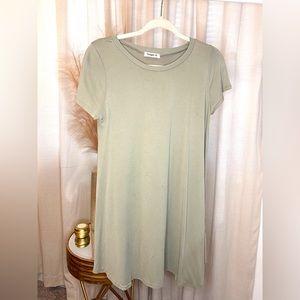 Women’s Sage Green Tshirt Dress